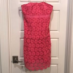 Lilly Pulitzer Hot Pink Strapless Dress